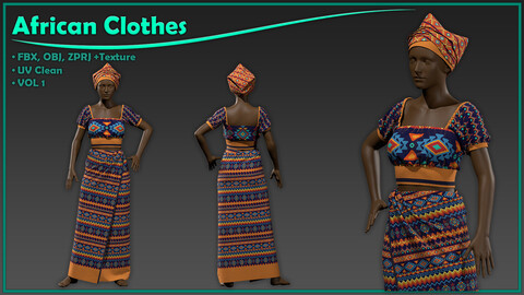 african female clothes with texture/ zprj+obj+fbx+4K PBR/ clo3d, marvelous designer