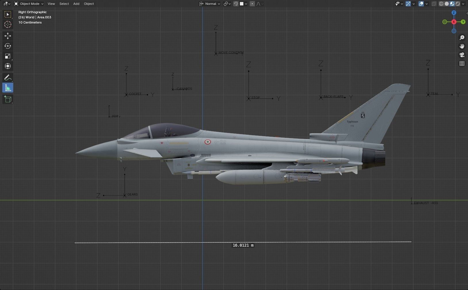 Artstation Eurofighter Typhoon With High Resolution Cocpit Game Assets 1695