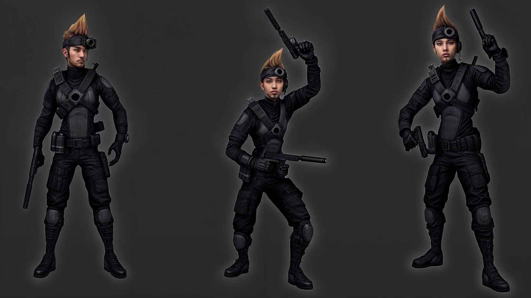 ArtStation - Combat Swimmer with Underwater Rifle APS | Game Assets