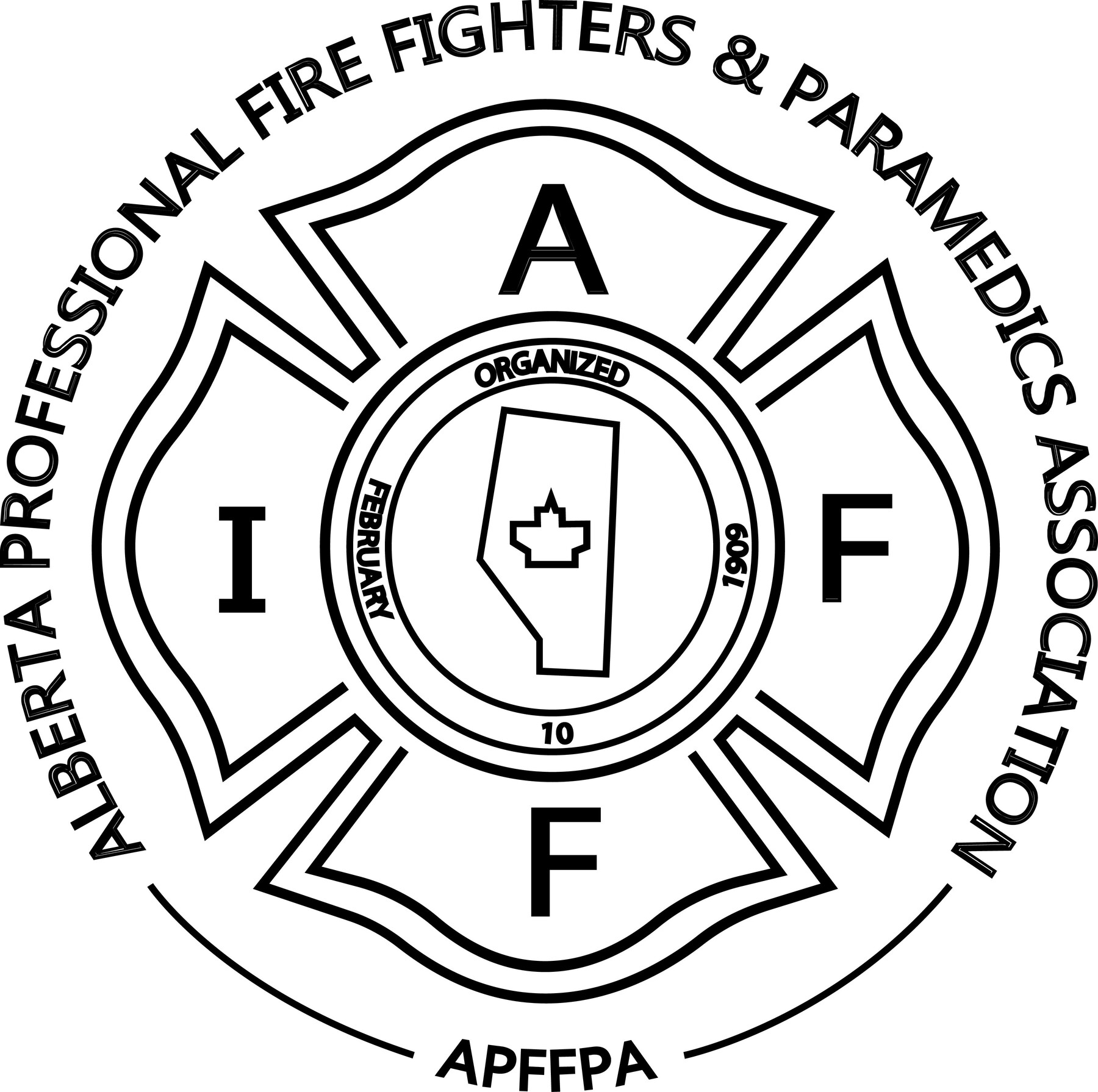 ArtStation - ALBERTA PROFESSIONAL FIRE FIGHTERS LINE ART BLACK AND ...