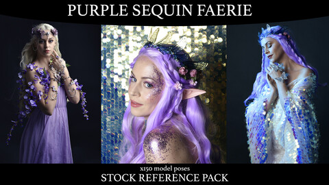 x150 Purple Faerie - Stock Model Reference Pack