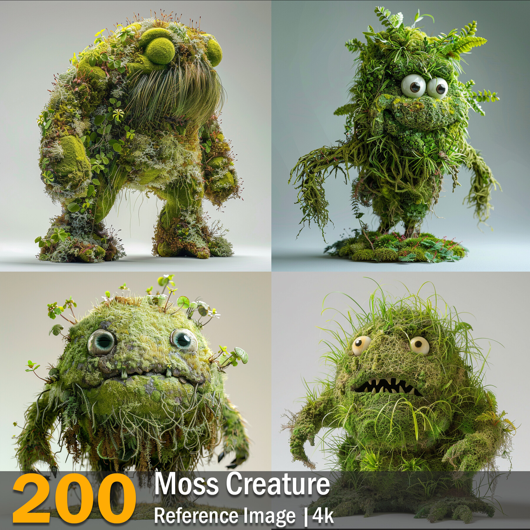 ArtStation - Moss Creature | Reference Images | 4K | Artworks