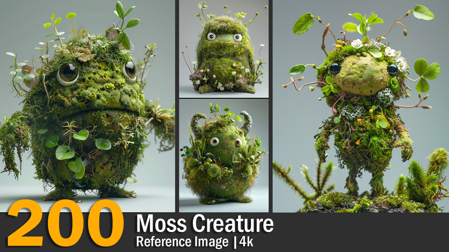 ArtStation - Moss Creature | Reference Images | 4K | Artworks