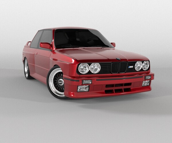 Artstation E30 Bmw M3 Autodesk Maya Rig Resources