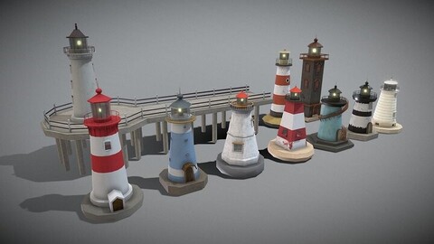 3D Model - Lighthouse Package