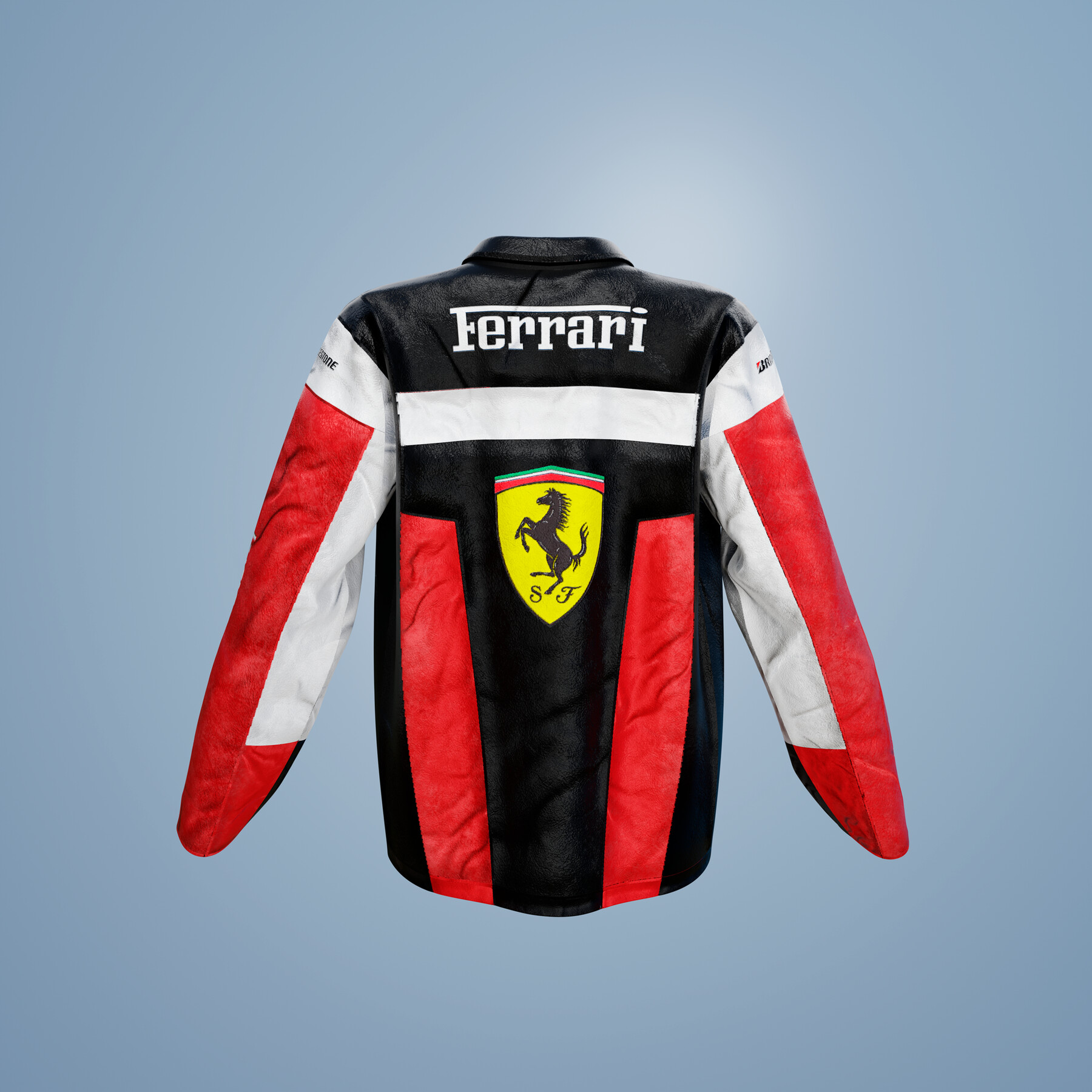 Scuderia ferrari shops leather jacket