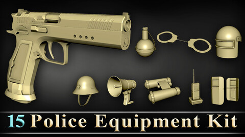 15 Police Equipment Kit