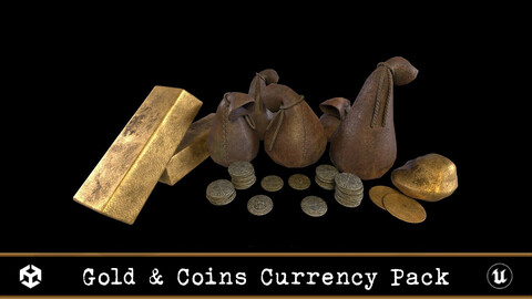 Gold and Coins Currency Pack