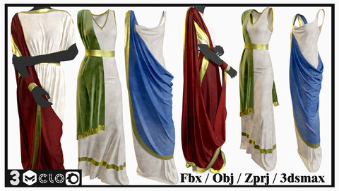 Women Roman Clothes