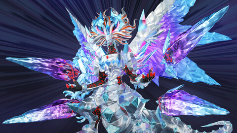 Mirrorjade the Iceblade Dragon