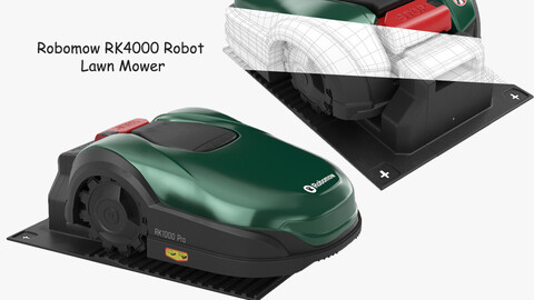 Robomow RK4000 Robot Lawn Mower 3D Model