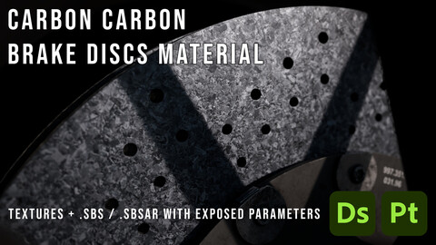 CARBON CARBON BRAKE DISCS TEXTURES (+.SBS)