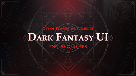 Dark Fantasy UI Set