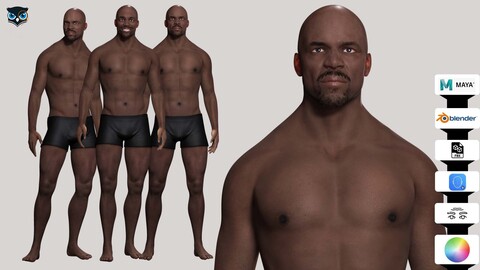 Terry Crews Realistic African American Man