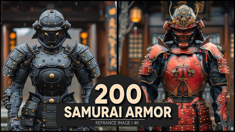 Samurai Armor 4K Reference/Concept Images