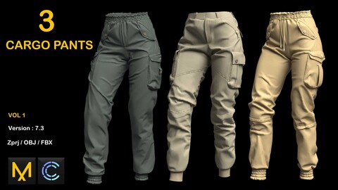 3 CARGO PANTS