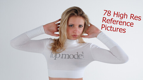 Reference Pack - PR0091 - Topmodel: blonde beauty with hot pants