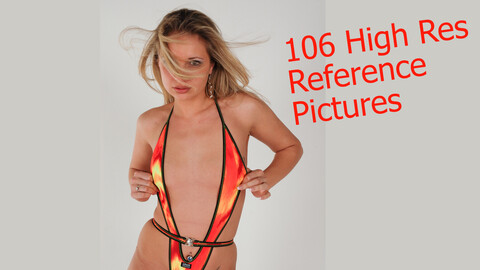 Reference Pack - PR0092 - very cool blonde girl in a beachware session