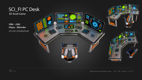 SCI-FI PC Desk