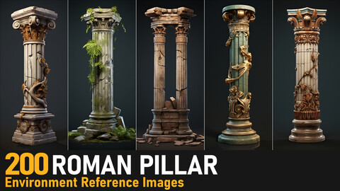 Roman Pillar|4K Reference Images