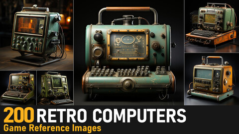 Retro Computer | 4K Reference Images