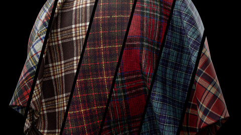 PBR- TARTAN PACK 2024 - 4K TEXTURES