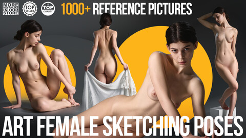 1000+ Art Female Sketching Poses