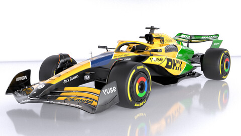 F1 Mclaren MCL-38 Senna tribute 2024