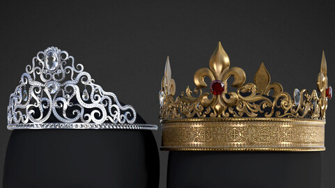 Royal Crowns for Genesis 8 Females