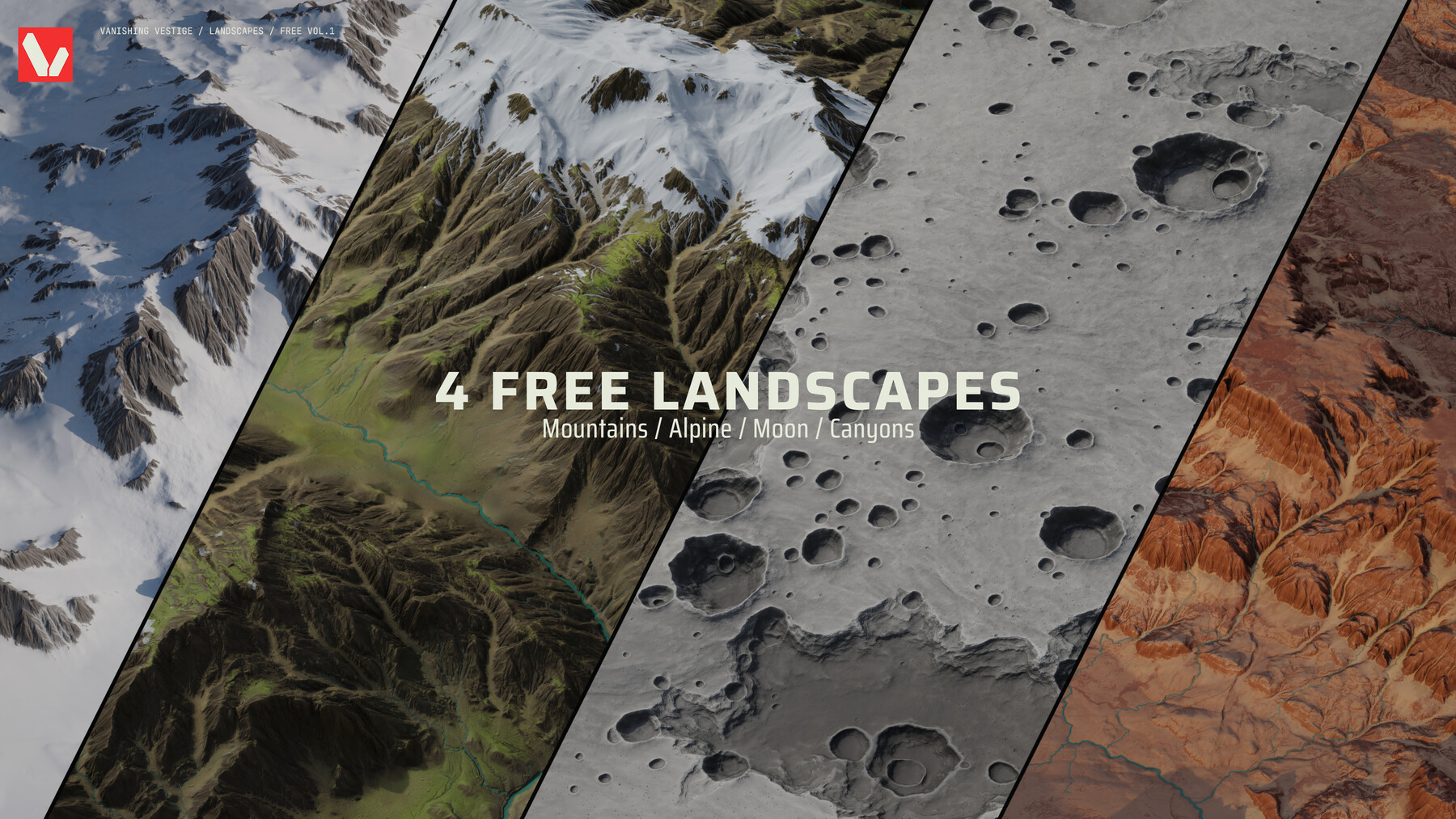 ArtStation - 8k Landscapes - Free Vol.1 | Game Assets