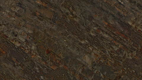 Rock Seamless Texture 2k (2048*2048) | EXR 5 | JPG 5 File Formats All Texture Apply After Object Look Like A 3D. (1K preview image)