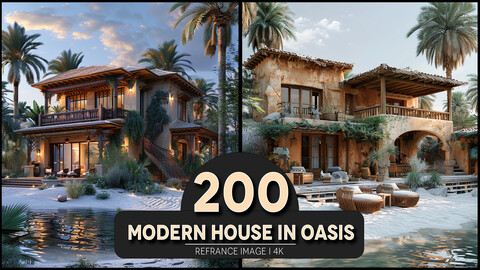 Modern house in Oasis 4K Reference/Concept Images