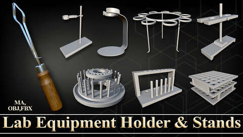 30 Lab Equipment Holder & Stands Base Mesh