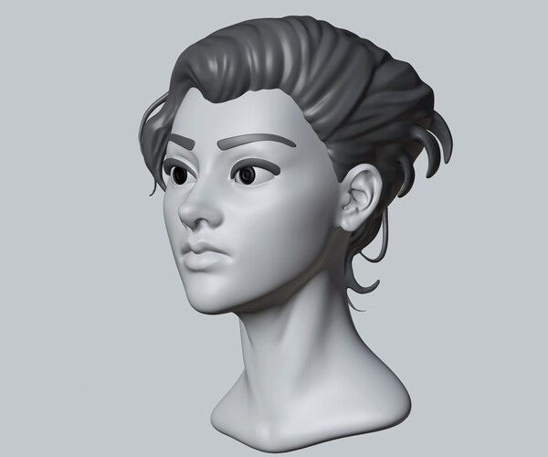 ArtStation - Female stylized Character high poly base mesh Victoria ...