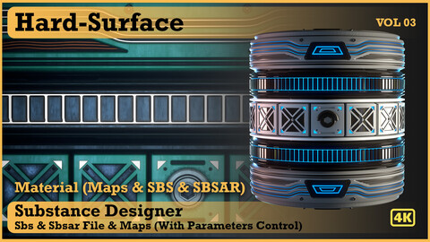 Sci-fi Material Plat - VOL 03 - SBS & SBsar & Maps