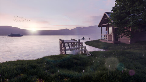 lake scene assets