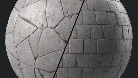 Stone Wall Materials 114- Sbsar Pbr 4k Seamless