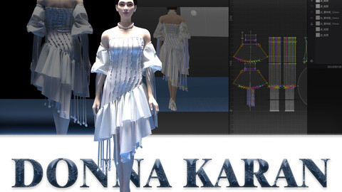 Fashion Dress__Style 3d_OBJ or FBX(if needed)