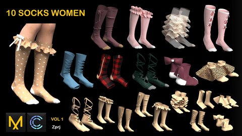 10 SOCKS WOMEN