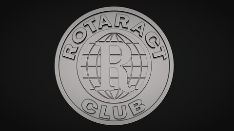 Rotaract Club Logo 3D