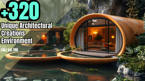 +320 Unique Architectural Creations Environment Concept(4k)