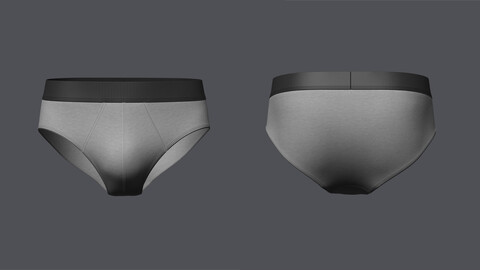 Mens Brief 3D model