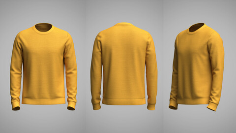 Mens Sweatshirt 3D Model