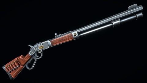 Stylized Winchester Rifle