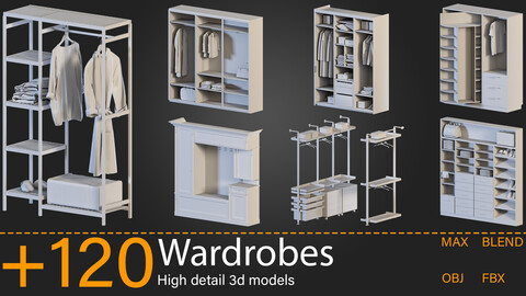 +120-Wardrobes-Kitbash -vol.02