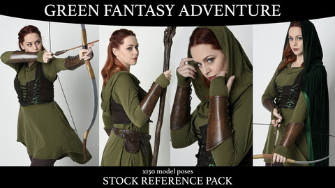 x150 Green Fantasy Adventure - Stock Model Reference Pack