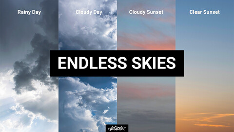 Collection of more than 380 sky backdrops and references - Endless Skies