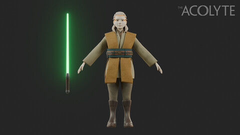 Jecki Lon Jedi Padawan - Star Wars Acolyte