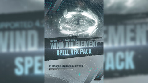 UE | Wind & Air Element - Spell VFX Package