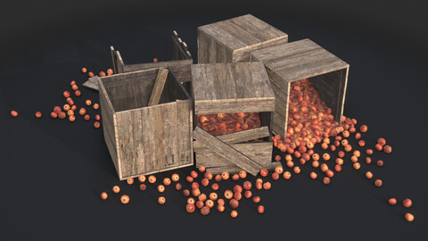 Apple Wooden Crates